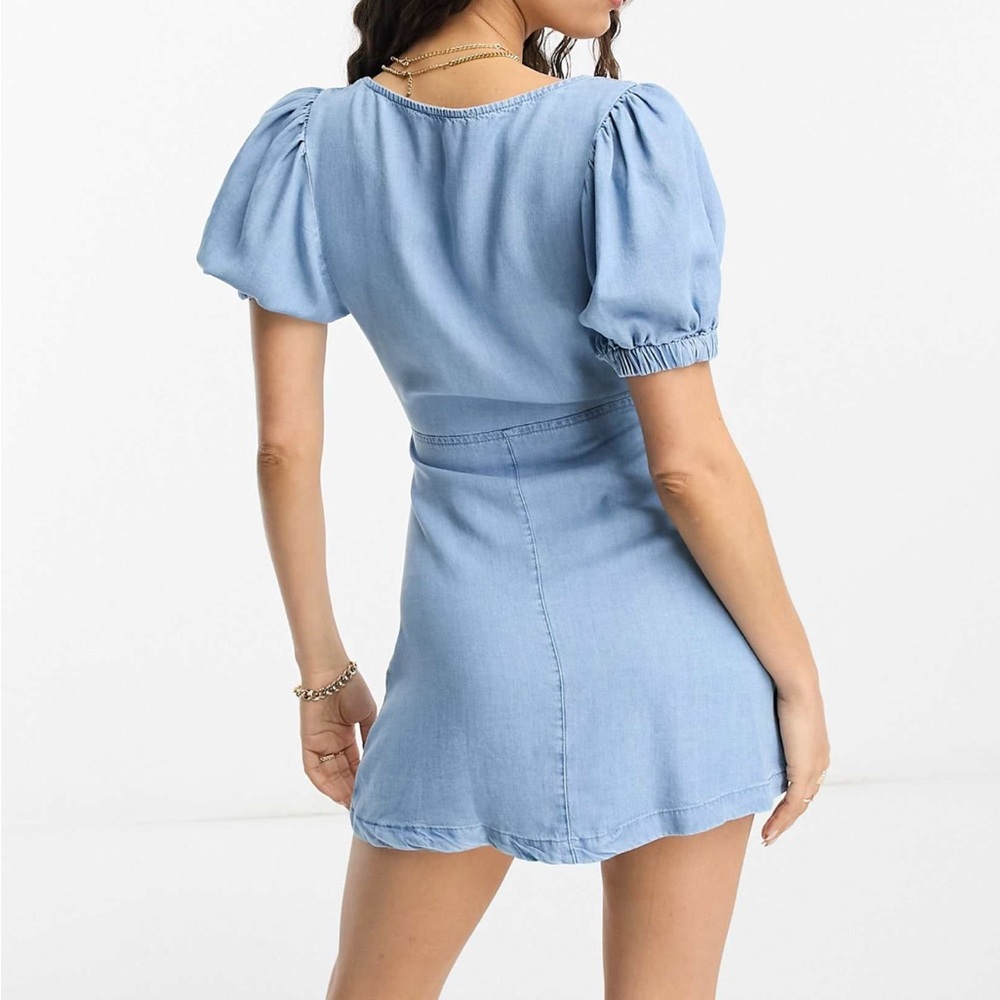 Denim Button Up Dress - Picture 3 of 11